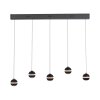SCHÖNER WOHNEN-Kollektion LINI LED Esstisch-Pendelleuchte 5-flammig höhenverstellbar
