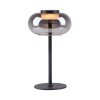 SCHÖNER WOHNEN-Kollektion SIA moderne LED Tischleuchte rauchfarbener Glasschirm