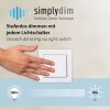 SCHÖNER WOHNEN-Kollektion SIA LED Rauchglas-Pendelleuchte fürs Schlafzimmer 20 cm