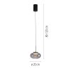 SCHÖNER WOHNEN-Kollektion SIA LED Rauchglas-Pendelleuchte fürs Schlafzimmer 20 cm