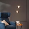 SCHÖNER WOHNEN-Kollektion SIA LED Rauchglas-Pendelleuchte fürs Schlafzimmer 20 cm