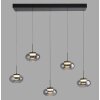 Schöner Wohnen-Kollektion SIA LED 5-flammige Esstisch-Pendelleuchte höhenverstellbar 110 cm modern
