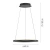 SCHÖNER WOHNEN-Kollektion QUILLO LED Ring-Pendelleuchte für Esstisch modern