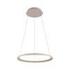 Schöner Wohnen-Kollektion QUILLO sandfarbene LED Ring-Pendelleuchte 3000 K 4860 lm 36 W