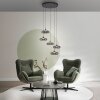 SCHÖNER WOHNEN-Kollektion POSH LED Esstisch-Pendelleuchte 5-flammig mit Rauchglas