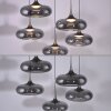 SCHÖNER WOHNEN-Kollektion POSH LED Esstisch-Pendelleuchte 5-flammig mit Rauchglas