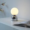 Schöner Wohnen-Kollektion RUDI kabellose LED Tischleuchte in Chrom mit Touchdimmer