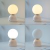 SCHÖNER WOHNEN-Kollektion RUDI LED kabellose Tischleuchte in Kugelform mit Touchdimmer