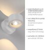 SCHÖNER WOHNEN-Kollektion CHIA LED Wandleuchte mit Kugel innen 3000 K 220 lm 2 W