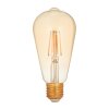 LED Leuchtmittel E27 mit Filamentstäben, 2200 Kelvin warmweiß, 500 Lumen, dimmbar