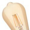 LED Leuchtmittel E27 mit Filamentstäben, 2200 Kelvin warmweiß, 500 Lumen, dimmbar