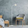 Leuchten Direkt LED Stehlampe PIXIE, gebogener Arm, verstellbar, 3000 Kelvin warmweiß