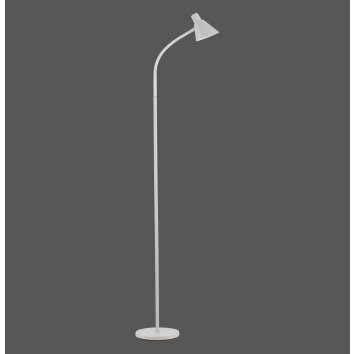 Leuchten Direkt LED Stehlampe PIXIE, gebogener Arm, verstellbar, 3000 Kelvin warmweiß