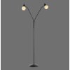 Leuchten Direkt Stehlampe LOKI, opalweiße Schirme, verstellbar, warmweiß 3000 Kelvin
