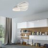 Leuchten Direkt, LED Deckenleuchte PEBBLES mit Memoryfunktion, 3000 Kelvin warmweiß