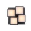 Leuchten Direkt LED Deckenleuchte TETRIS mit versetzten Quadern, 3000 Kelvin warmweiß