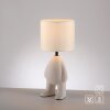 Leuchten Direkt Tischleuchte TED mit figürlichem Keramikfuß und zwei Beinen in Beige