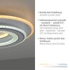 Leuchten Direkt LED flache Deckenleuchte TOLAGO, Lichtfarbe einstellbar 2700-5000 Kelvin