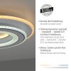 Leuchten Direkt LED flache Deckenleuchte TOLAGO, Lichtfarbe einstellbar 2700-5000 Kelvin