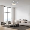 Leuchten Direkt LED Deckenventilator KOPTA, Lichtfarbe einstellbar 3000-6000 Kelvin