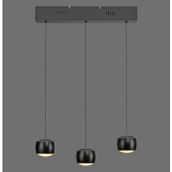 Leuchten Direkt Pendelleuchte BALLINI, höhenverstellbar, LED 3000 Kelvin warmweiß