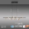 Leuchten Direkt LED Pendelleuchte EMANDA, höhenverstellbar, Messing, 3000 Kelvin warmweiß