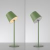 Leuchten Direkt LED Tischleuchte BOTERIA, Memoryfunktion, 3000 Kelvin warmweiß, grün