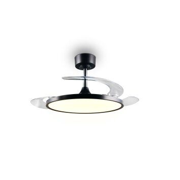 Reality LED Deckenventilator Kasfjord, Lichtfarbe einstellbar 2700-6500 Kelvin