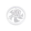 Reality LED Deckenventilator Pajala, dimmbar, Lichtfarbe einstellbar 2700-6500 Kelvin