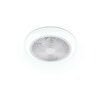 Reality LED weißer Deckenventilator Holmsund, Lichtfarbe einstellbar 3000-6500 Kelvin