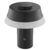 Brilliant LED Tischleuchte Kinich mit konischem weißen Schirm, 2700 Kelvin warmweiß
