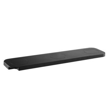 Brilliant Ladegerät Charger, längliche Fläche mit 3 runden Ladepositionen, schwarz