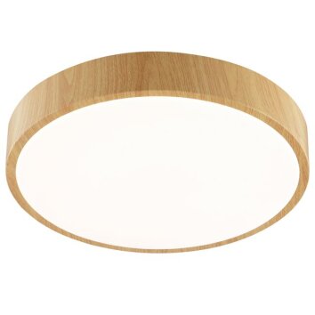 Brilliant moderne LED Deckenleuchte Teranon, flach und rund, 3000 Kelvin warmweiß