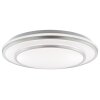Brilliant flache runde LED Deckenleuchte Luciano, 4000 Kelvin neutralweiß, Schirm weiß