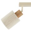 Brilliant Leuchten Doppel-Deckenspot Arlo mit 2 beigen Stoffschirmen im Boho-Design