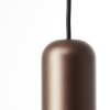 Brilliant Kücheninsel-Pendelleuchte Jane mit 5 braunen Metallschirmen, Länge 102 cm