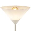 Brilliant Leuchten moderne Deckenfluter-Stehleuchte Spari mit gebogenem Lesearm in Beige