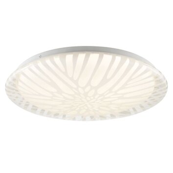 Brilliant LED-Deckenleuchte Oscara, flach-rund, Lichtfarbe einstellbar 2700-4000 Kelvin