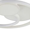 Brilliant weiße LED Deckenleuchte Runda, Memoryfunktion, 3000 Kelvin warmweiß