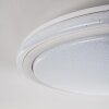 Bermeo Deckenleuchte LED Weiß, 2-flammig, Fernbedienung, Farbwechsler