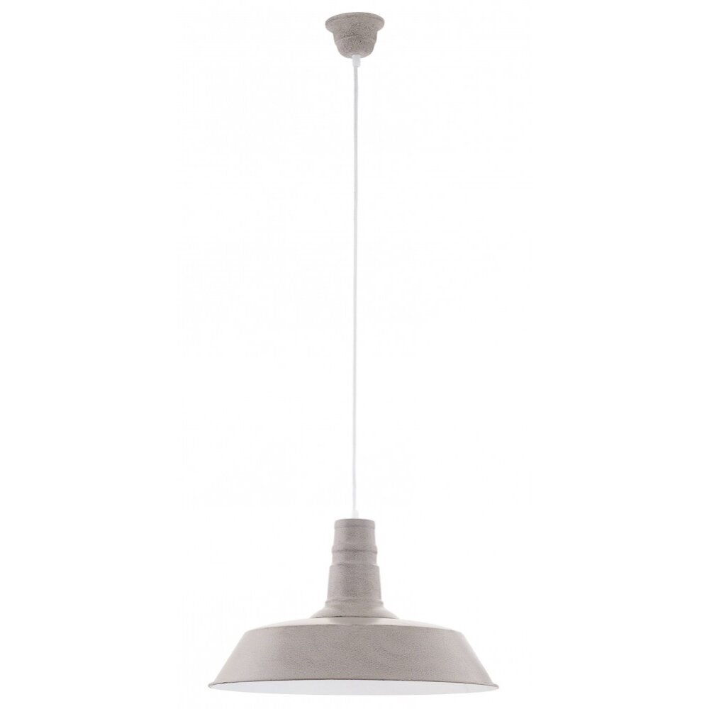 Eglo SOMERTON Pendelleuchte Grau, Weiß, 1-flammig main product photo