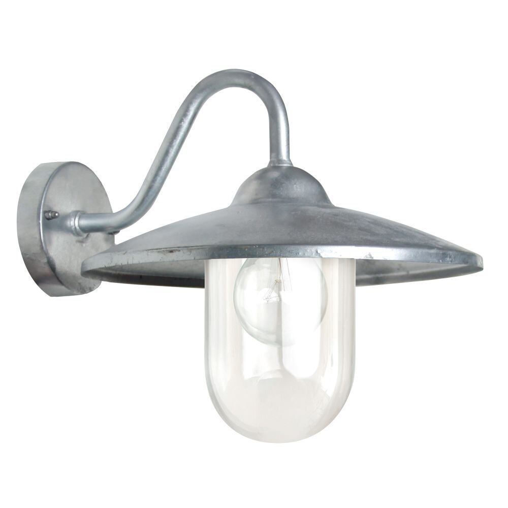 KS Verlichting Brig Wandleuchte Edelstahl, 1-flammig main product photo