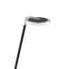 Steinhauer Turound Stehlampe LED Edelstahl, Schwarz, 1-flammig