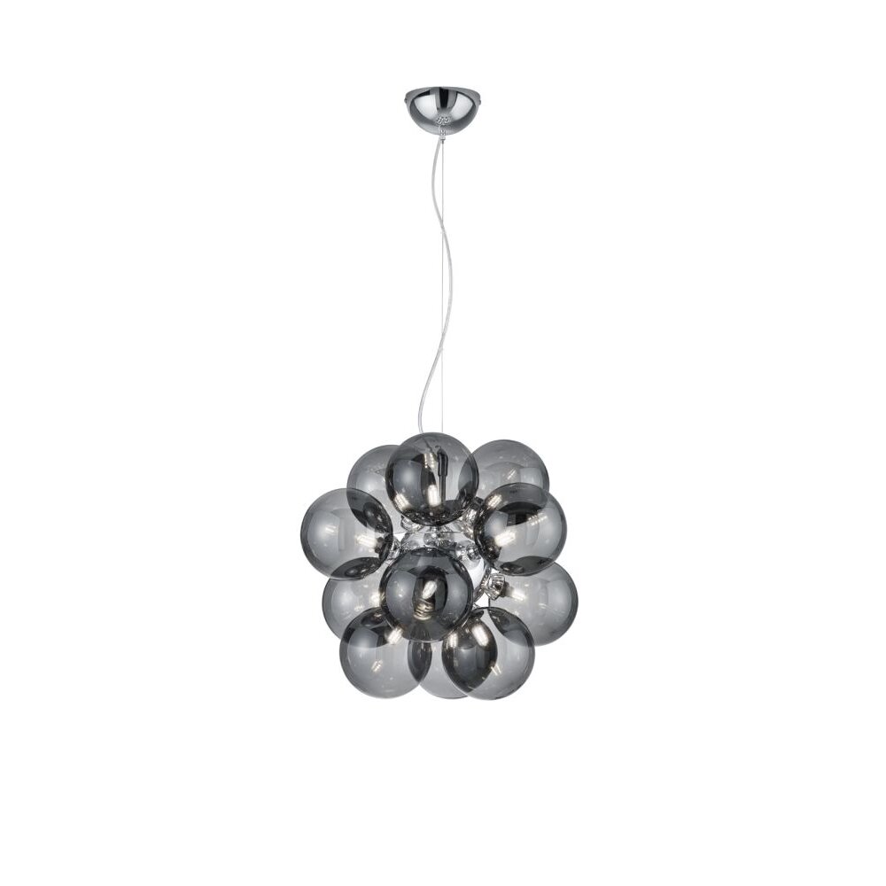 Trio Leuchten ALICIA Pendelleuchte Chrom, 12-flammig main product photo
