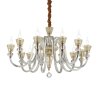 Ideal Lux STRAUSS Kronleuchter Gold, 12-flammig