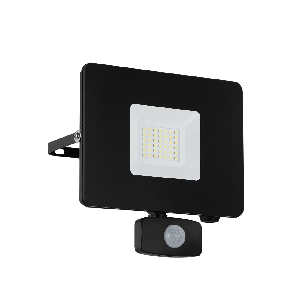 Eglo FAEDO Außenwandleuchte LED Schwarz, 1-flammig, Bewegungsmelder main product photo