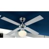 Globo CHAMPION Deckenventilator Chrom, Edelstahl, Weiß, 1-flammig