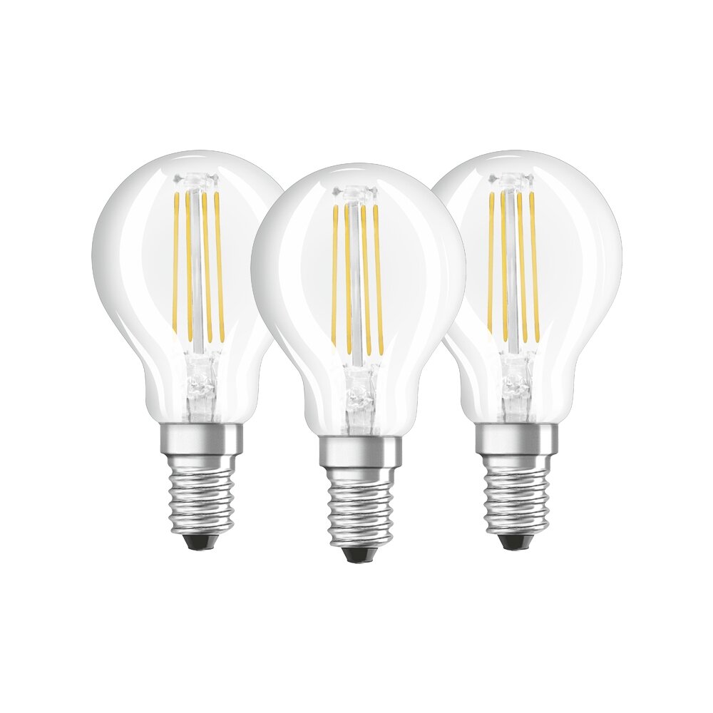 Osram LED 3er Set E14 4,5 Watt 2700 Kelvin 470 Lumen main product photo