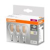 Osram LED 3er Set E14 4,5 Watt 2700 Kelvin 470 Lumen