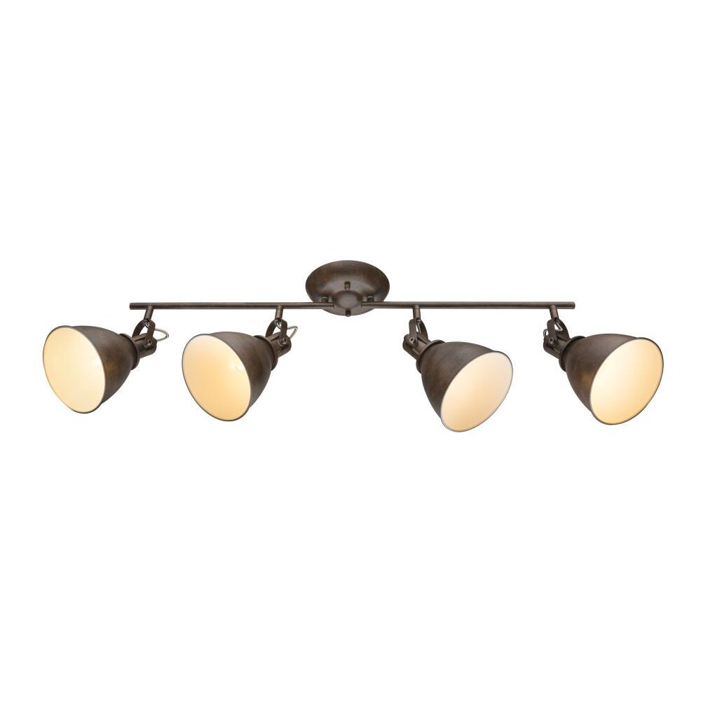 Globo GIORGIO Deckenstrahler Rostfarben, 4-flammig main product photo